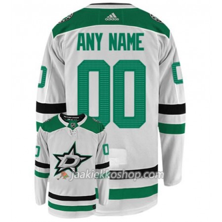Miehille NHL Dallas Stars Pelipaita Custom Adidas Valkoinen Authentic